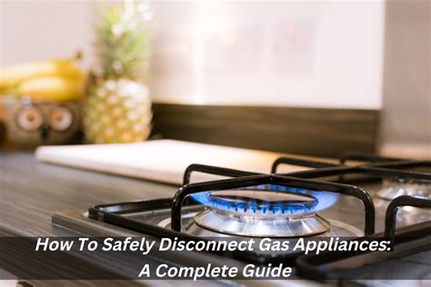 gas cooker disconnection law